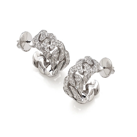 Rock Rock in white Gold with diamonds