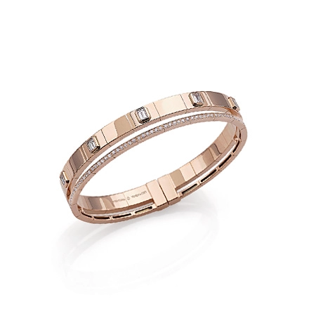 Frame Duo Frame in Rose Gold with Diamonds