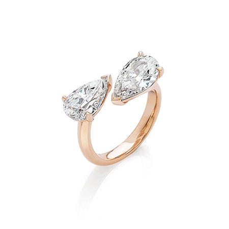 Open Open in Rose Gold with Diamonds