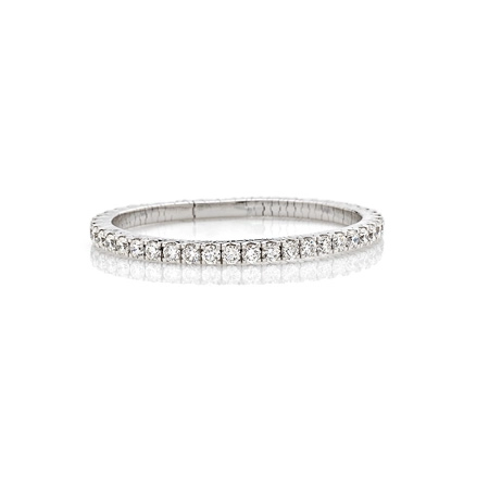 Classics Tennis in White Gold with Diamonds