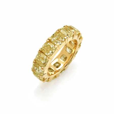 Classics Eternity in Yellow Gold with Fancy Yellow Diamonds