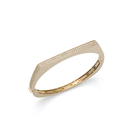 Linea Linea in Yellow Gold with diamonds