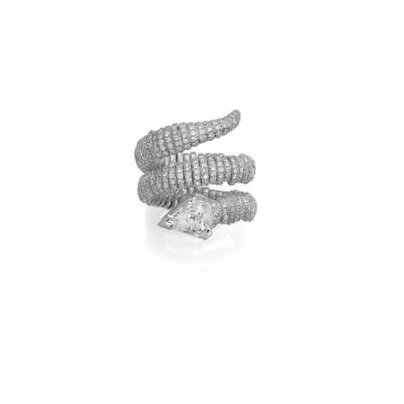  SNAKE IN WHITE GOLD AND DIAMONDS