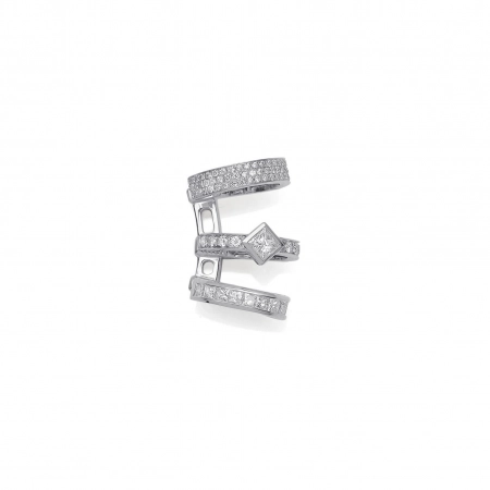 EEP EAR CUFF IN WHITE GOLD AND DIAMONDS